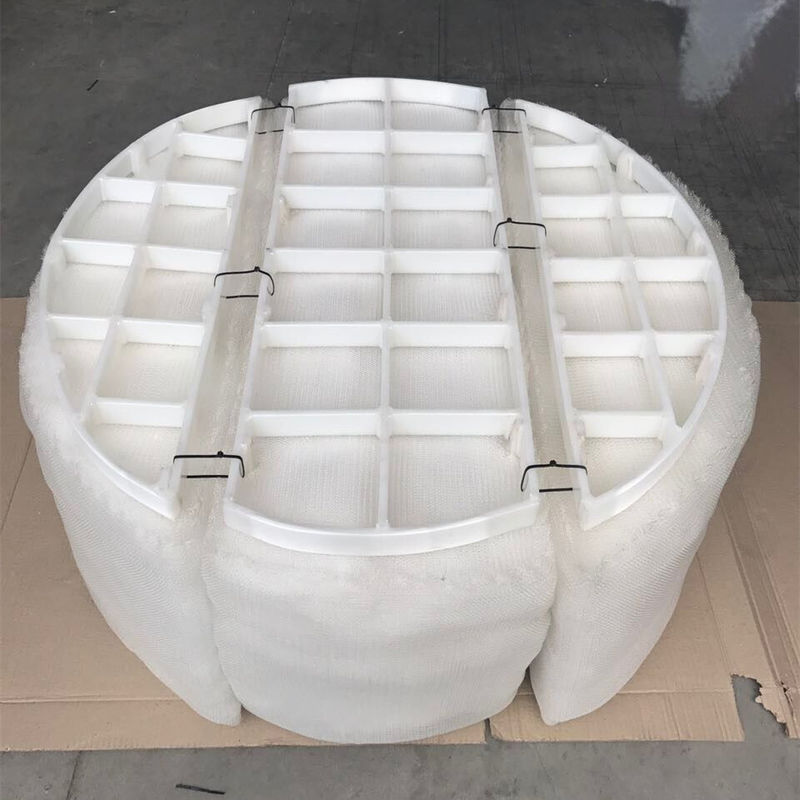 Customized PP Wire Kinitted Mesh Demister Pad For Filtering For Gas Scrubber