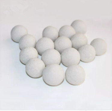Grey Catalyst Bed Suport Media Alumina Oxide Ceramic Balls In Reactor