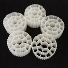 China Origin 100% Virgin HDPE White MBBR Moving Bed Biofilm Reactor Media 25*12mm For Wastewater Treatment
