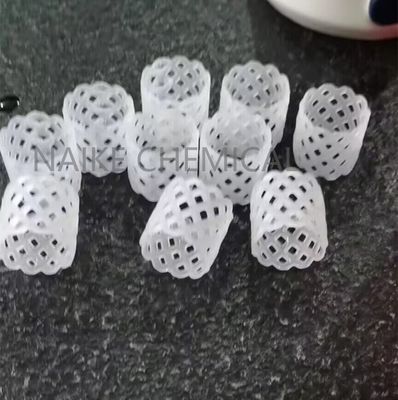 White Polypropylene TP Ring 25mm For Urea Prilling Tower In Fetilizer Industry