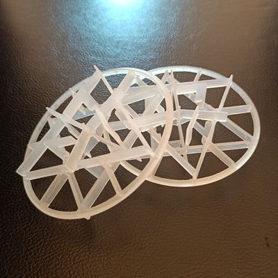 Plastic Snowflake Ring Tower Packing 90mm For Chlorine and Bromine Production Plants