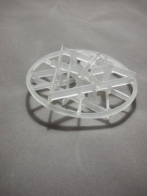 Plastic Snowflake Ring Random Packing 90mm For Environmental Scrubbers and Strippers