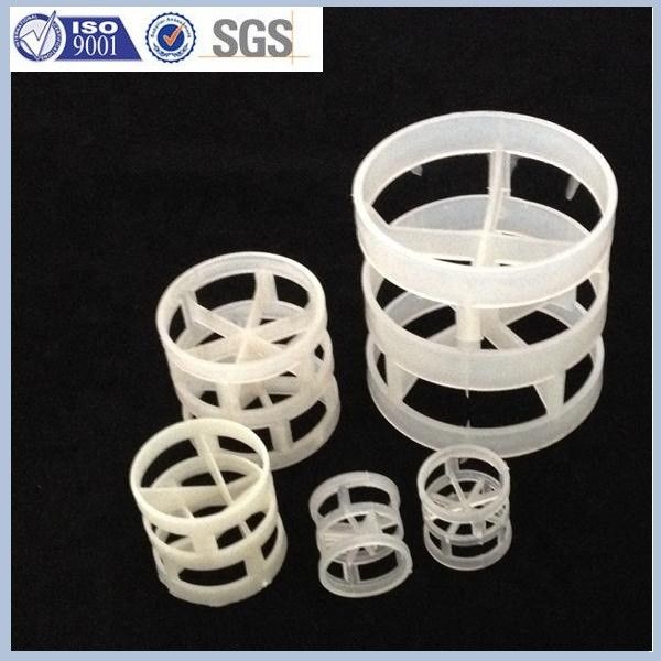 polypropylene plastic pall ring for ethylbenzene separation Polypropylene PE RPP PVC CPVC PTFE PVDF Plastic Pall Ring