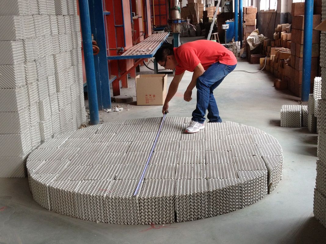 Corrugated Column Packing Ceramic Structured Packing 500Y