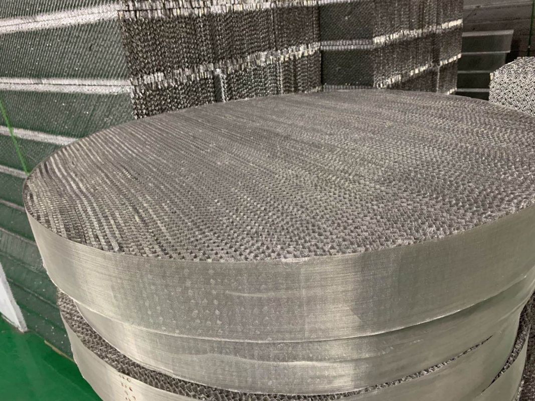316 Metal Wire Mesh Structured Packing 750Y For Distillation Column  transfer mass