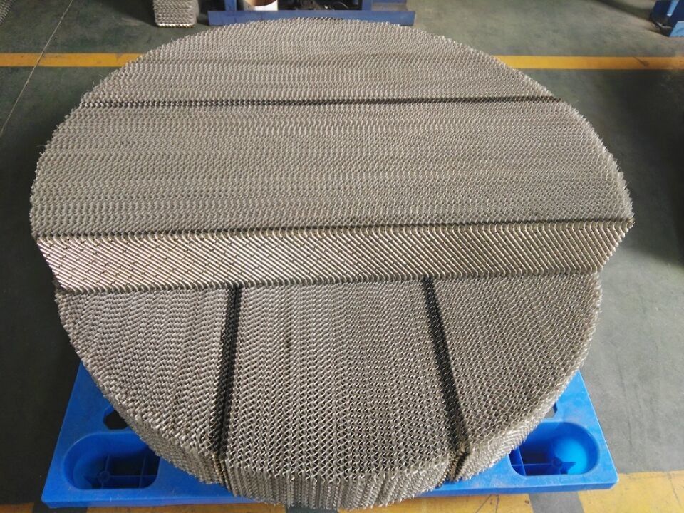 Stainless Steel Metal Wire Mesh Structured Packing BX PLUS For Distillation Column