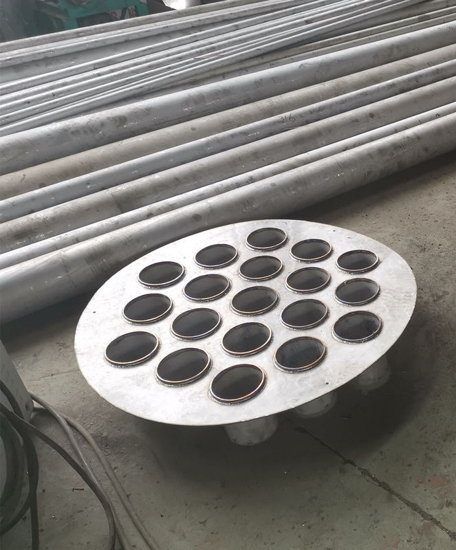 Metal Tower Internals Liquid Distributor Trough-Pan Type For Column