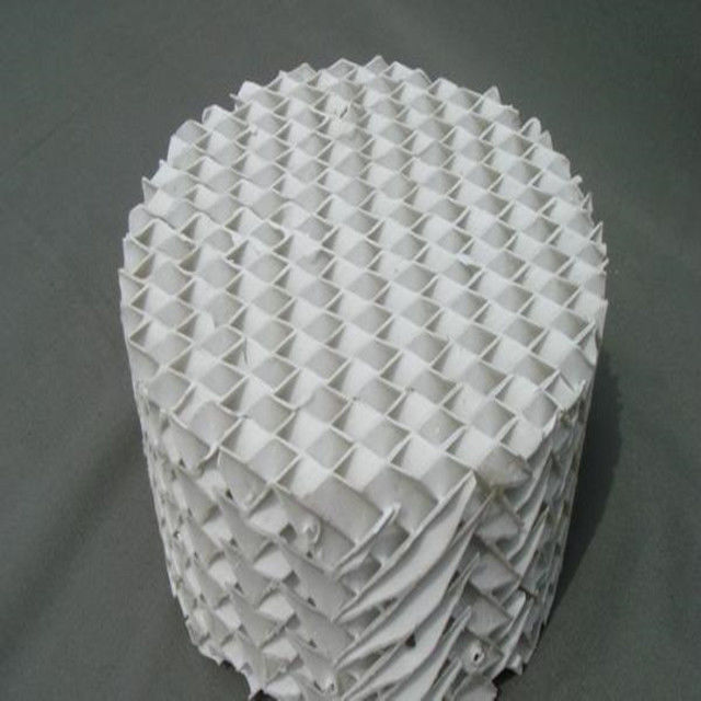 Ceramic Plate Corrugated Structured Tower Packing Ceramic Structured Packing 450Y