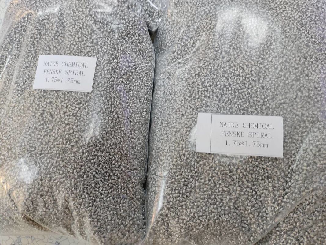 Stainless Steel 304 Fenske Spiral Laboratory Packing 1.75*1.75mm For Distillation Process