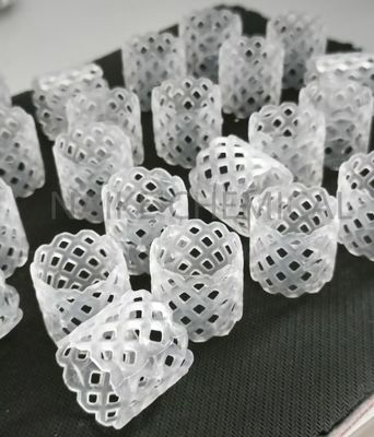 Anel de embalagem de torre de redes de plástico de PP de 25 mm, 38 mm, 50 mm para unidade de ureia na indústria de fertilizantes